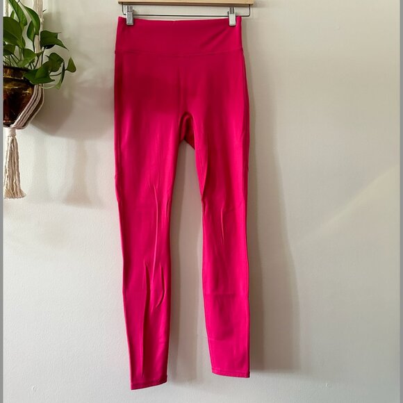 Fabletics Hot-Pink Workout Leggings - Picture 2 of 7